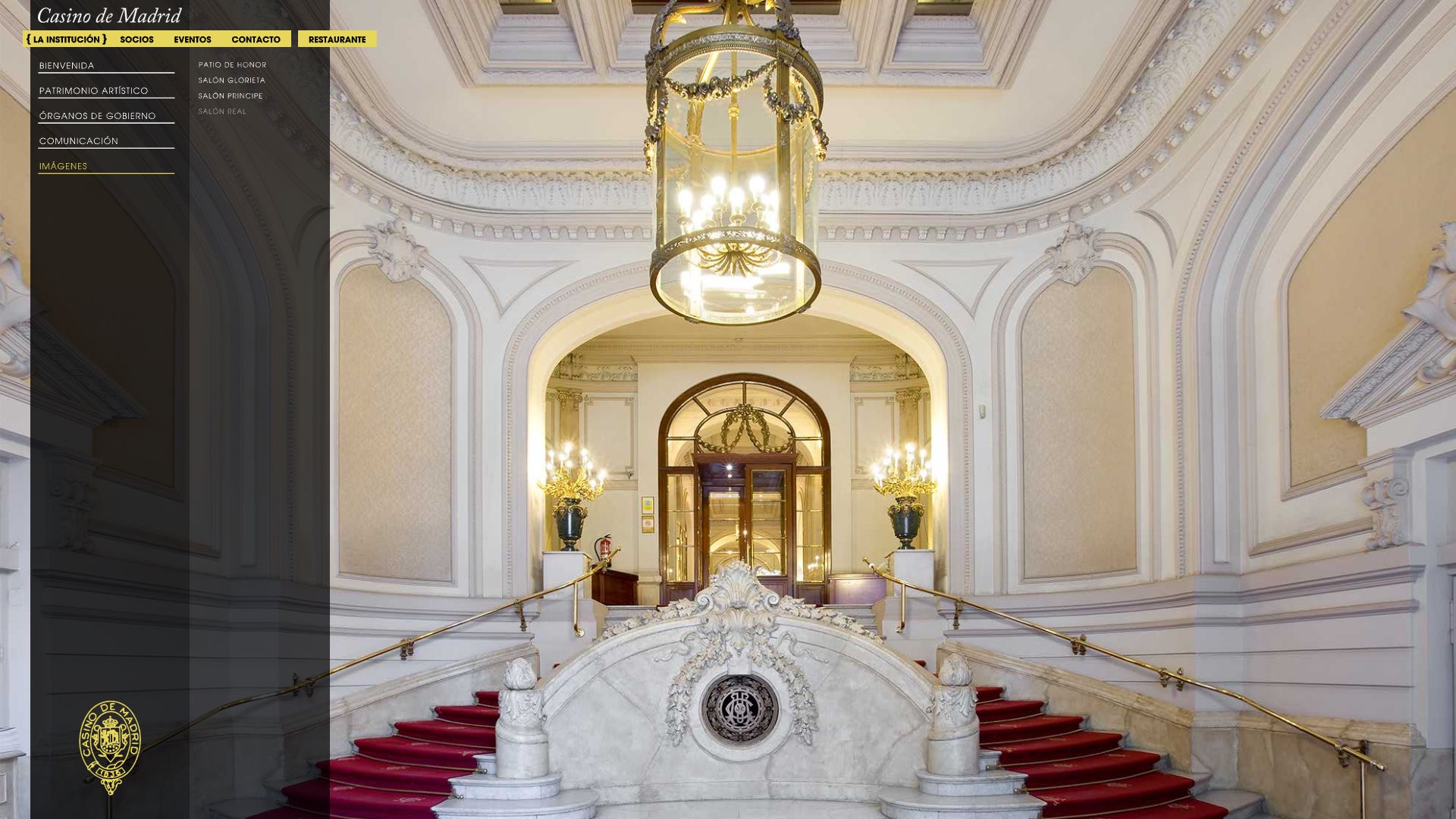 Galería de espacios del Casino de Madrid.
