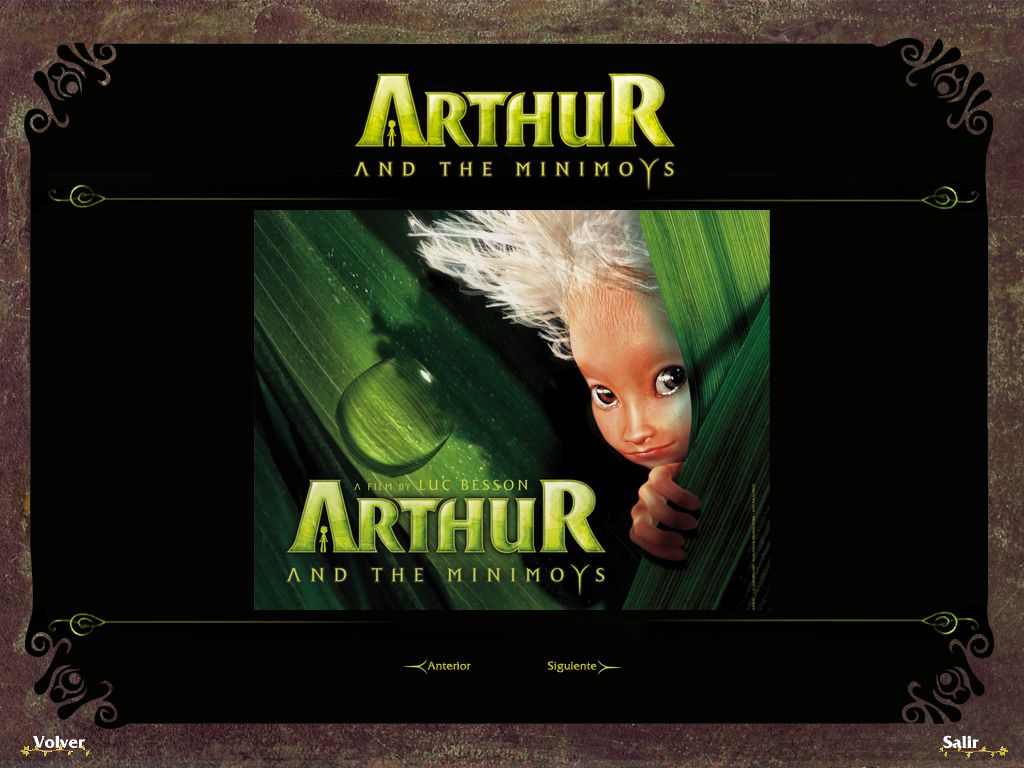 Galería promocional de Arthur con una imagen de uno de sus personajes.